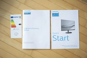 224 Zoll Monitor Full HD weiß | KOMPLETT NEU | Originalverpackung Bild 4