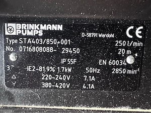 Industriepumpen-Paket   Brinkmann & Grundfos   4 Stück   voll funktionsfähig Bild 3