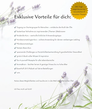 Aromaölanwendungen für Mensch und Haustiere Bild 2