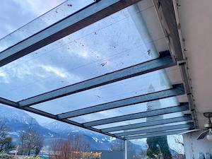 Glasdach mit Deckenmontage 3,88 m lang Bild 4