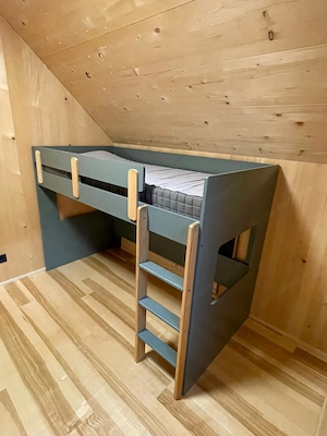 Kinder Hochbett, mit Spielraum  Bild 4