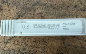 Microfräser  7 Stk.   0,8 mm Franken neu Bild 2