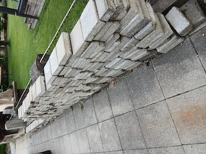 Waschbetonplatten und Betonpflaster