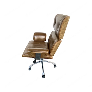 Sessel Lounger von ALTEK Italia Design: Reiner Bachschmid Modell: Armadillo 2 Echtholz Echtleder Bild 2
