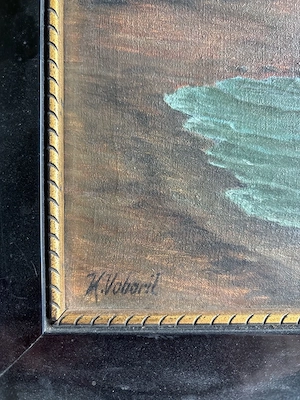 Karel Voboril Originalgemälde mit Rahmen Bild 2
