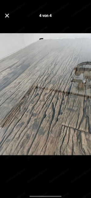 Esstisch Altholz & Glas 210x100 cm  Bild 4