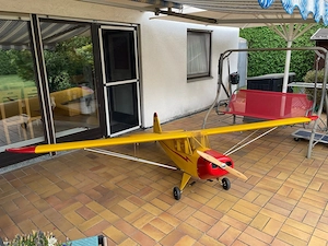 Flugmodell Piper PA18 Spannweite 4,00m Motor Toni Clark Bild 2