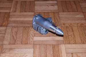 Aero 35 "Achsmotor" Horizontal Reihenkolben 2-Takt Motor Bild 2