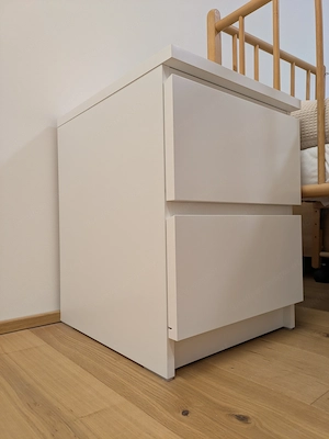 2 x IKEA Malm Nachttisch - neu, super Zustand Bild 2