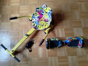 Hoverboard mit Sitz und Ladekabel 
