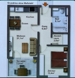 Vermiete schöne Terrassenwohnung in Götzis