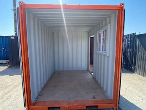 Büro- Lagercontainer, 10 Fuß x B 8 Fuß x H 9 Fuß Bild 3