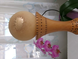 Kerzenständer aus Holz Bild 2