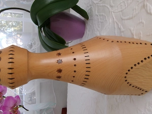 Kerzenständer aus Holz Bild 3