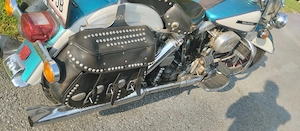 Harley Davidson FLH  BJ.79 mit Seitenwagen"Squire" aus Platzgründen zu verkaufen  Bild 5