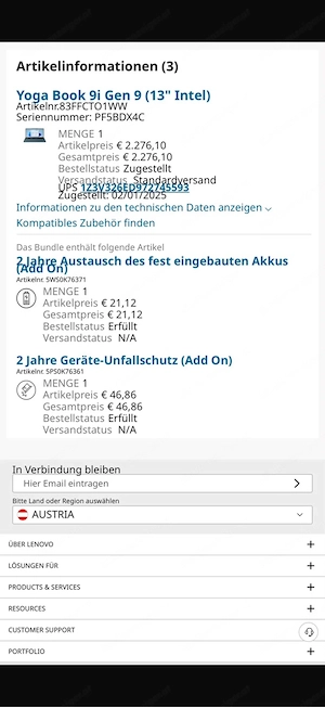 Lenovo Yoga Book 9i Gen 9 | Core Ultra 7 | 32 GB RAM | 1 TB SSD | Dual OLED | Garantie | Komplettset Bild 5