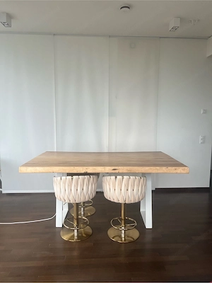 Massiver Suar-Holztisch 130 x 200 cm, Unikat   nur Selbstabholung Bild 2
