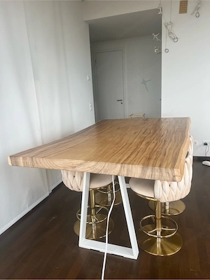 Massiver Suar-Holztisch 130 x 200 cm, Unikat   nur Selbstabholung Bild 3