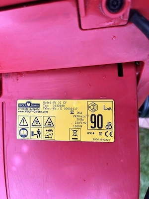 Elektrischer Vertikutierer Marke Wolf UV 32 EV Bild 3