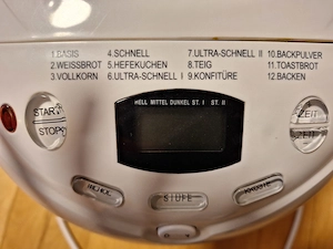 Verkaufe Unold Brotbackautomat Bild 3
