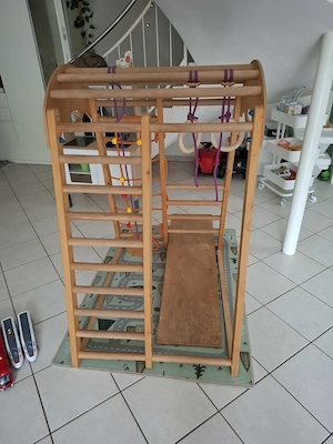 Rinagym 6-in-1 Kletterturm   vielseitiges Indoor-Klettergerüst Bild 2