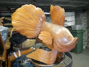 Ein Fisch Handmake  aus Asien!  GLÜCKSBRINGER