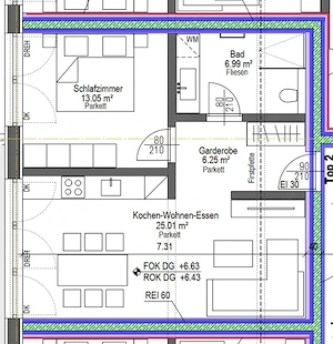 Wohnen im schönen hinteren Bregenzerwald - Moderne 2-Zimmer-Wohnung zu vermieten Bild 6