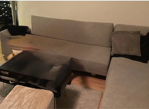 Züco Couch ca 2,95  x 1,95 mit Kissen zu verschenken 