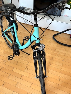 Fahrrad türkis blau Bild 2