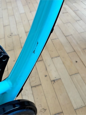 Fahrrad türkis blau Bild 4