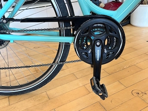 Fahrrad türkis blau Bild 7