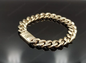 80g panzerarmband ,Modell: Panzerkette   kubanische Armband 585er, geld Gold Bild 2