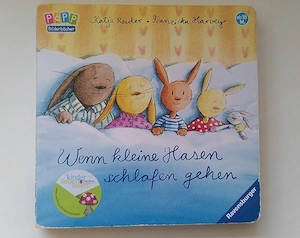 Pappbilderbuch "Wenn kleine Hasen schlafen gehen"