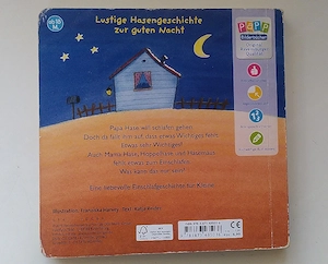 Pappbilderbuch "Wenn kleine Hasen schlafen gehen" Bild 2