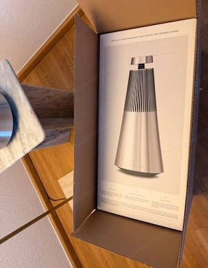 B&O Beosound 2 3rd Gen Natural 04 2025, OVP Bild 3
