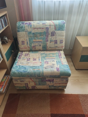 Schlafsessel Bettsofa Einsitzer Couch Bild 2