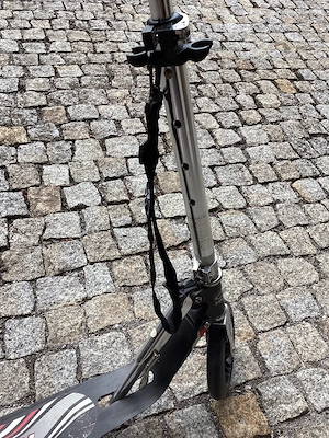 Roller - HUDORA BigWheel  205, Scooter schwarz anthrazit Bild 3