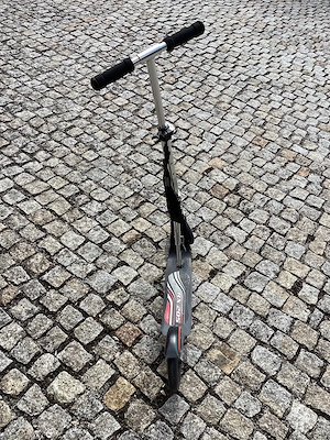 Roller - HUDORA BigWheel  205, Scooter schwarz anthrazit Bild 4