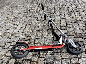 Roller - HUDORA BigWheel  205, Scooter schwarz anthrazit Bild 5
