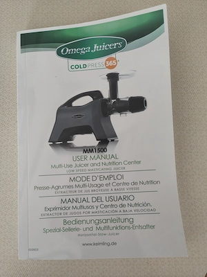 Entsafter Omega Juicers MM1500 Gunmetal Bild 8