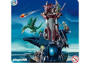 Playmobil Drachenturm 4836 + Drachenkatapult 4840 - vollständig in OVP mit Leuchteffekten