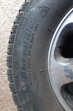 245 70R16, Räder, Felgen, Alufelgen, Reifen,  für, ISUZU,   D-MAX, Pickup,  Bj 2006 - 2012 Bild 4