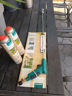 Unkrautbrenner +2neue Gasflaschen  Bild 2