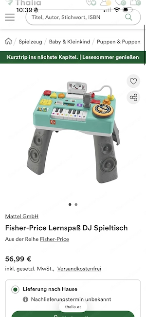 DJ Pult für Kinder ab 6 Monaten