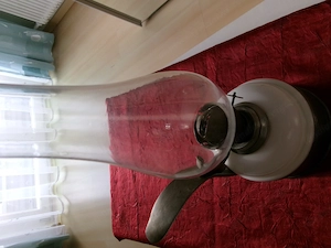Petroleumlampe mit Zinn Bild 2