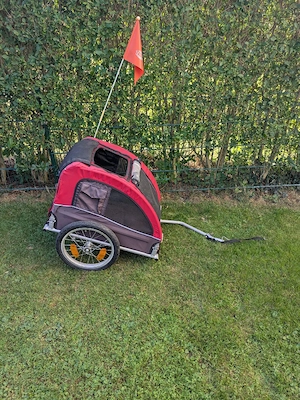 Hundefahrradanhänger der Marke Trixie.  Bild 3