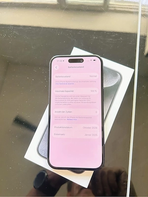 iPhone 15 schwarz Bild 5
