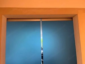  Glastüre System GM Toproll 100 bestehend aus 2 Schieber 47 cm x 200 cm mit 8 mm Blau Bild 2