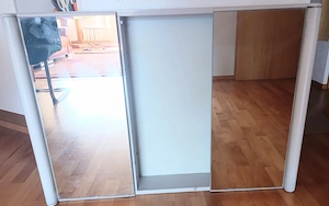 Spiegelschrank 100cm, 2 Türe, 4 Spiegel- Beide Türe sind doppelbespiegelt Bild 8