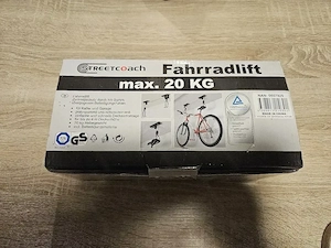 Fahrradlift Wandhalterund Deckenhalterung  Bild 2